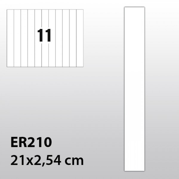 Streifen-Etiketten aus Polyester für Laserdrucker ER210