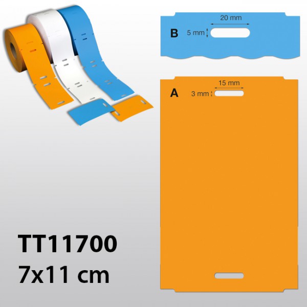 rechteckige Etiketten für TT TT11700